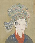 Retrato de la corte de la emperatriz Renhuai (1016-1079) (esposa del emperador Qinzong Song) de la dinastía Song, chino