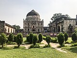 Bada Gumbad is situated inside Lodi Gardens and it's a tomb but the person lying buried in it is not identified, but he must have been an high ranking officer during Sikandar Lodi’s period (1489-1517).