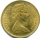Bahamas. 1 cent (1970).[15]