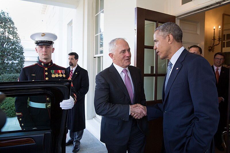 File:Barack Obama bid farewell to Malcolm Turnbull at White House - 2016.jpg