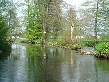 Dam op de Reigne bij Vy-lès-Lure.