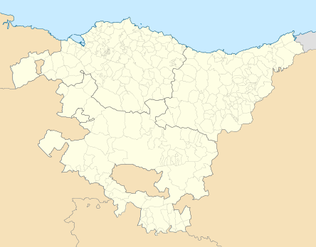 Location map Эспаниэ Баскхэм я Къэрал
