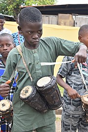 African child playing the bata drums. Bata Drum.jpg