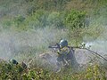 A Romanian soldier firing a AG-7 (licensed built RPG-7) during a military exercise of the 191th Infantry Battalion.