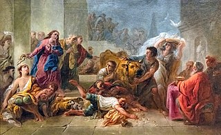 Le Christ chassant les marchands du temple