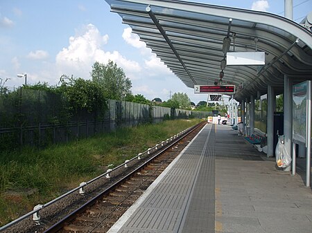 Beckton stn London bound