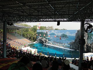 Safari World tourist attraction in Bangkok that consists of two parks named Marine Park and Safari Park