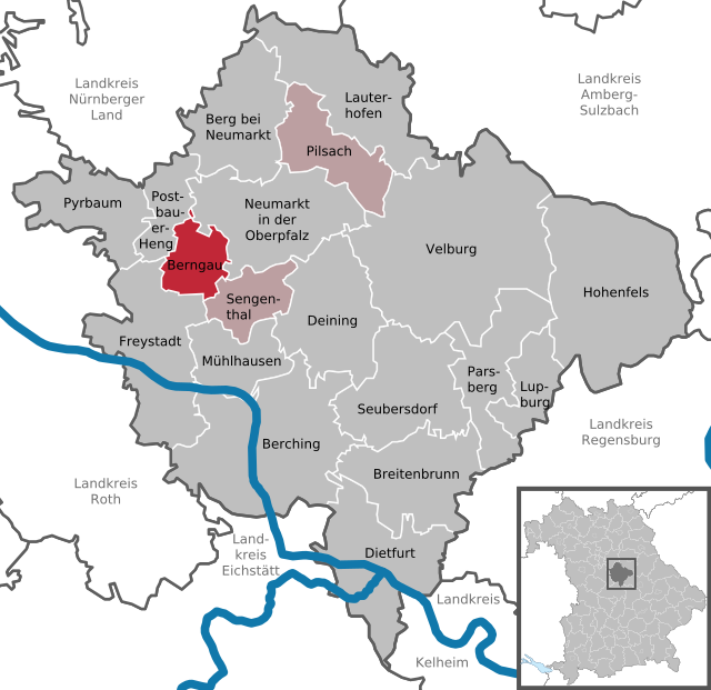 Berngau - Localizazion