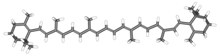 A 3-dimensional stick diagram of b-carotene BetaCarotene-3d.png