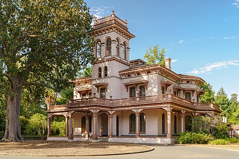 Bidwell Mansion, located at 525 Esplanade in Chico, California, was the home of General John Bidwell and Annie Bidwell.