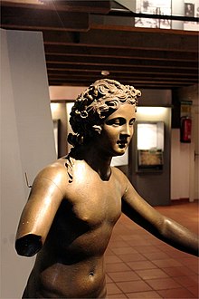 Replica of the Xanten boy in the Deichdorfmuseum Bislich