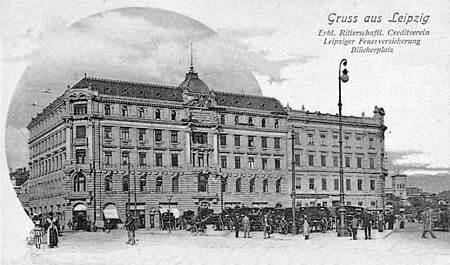 Blücherplatz Leipzig um 1900