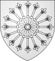 Le blason de Robert III de Vitré, baron de Vitré entre 1154 et 1173.