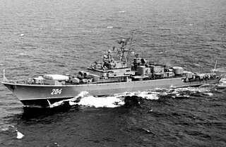 Soviet frigate <i>Bodryy</i>