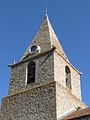 Français : Clocher de l'église de Bolquère, P.O., France