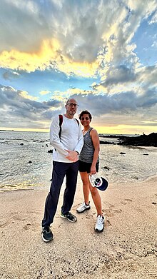 Bonya Ahmed with her life partner Terry Inge at a National Geographic expedition to Galapagos Islands. Bonya-terry.jpg