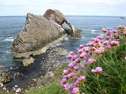 Bow Fiddle Rock - geograph.org.uk - 2450027