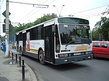 Rocar De Simon urban bus in Bucharest Bucharest RocarDeSimon bus 147.jpg
