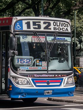 Colectivo Linie 152 in Buenos Aires