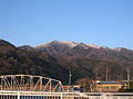 愛川町 平山橋より望む仏果連山