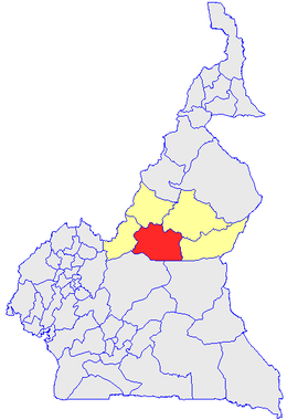 localização do Departamento Djérem nos Camarões