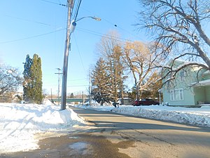Perkinsville през март 2018 г.