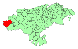 Location of Camaleño