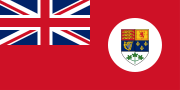 Red Ensign of Canada (1921–1957, with disc)