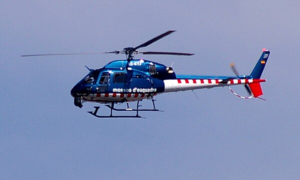 Helicopter logo of the Mossos d'Esquadra