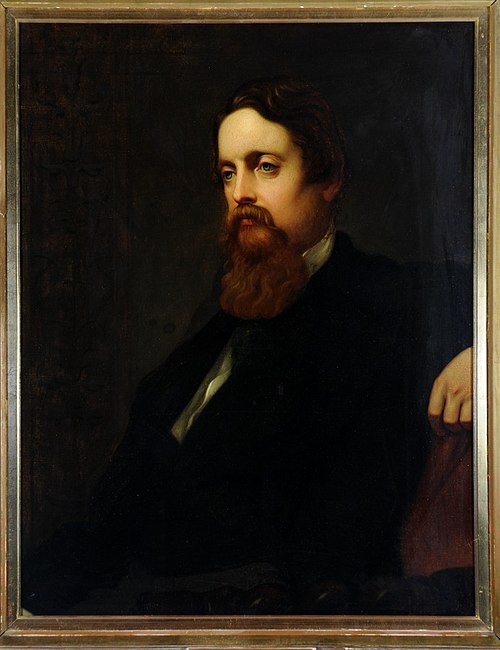 Lord Frederick Cavendish by John D. Miller, published 1883 (after Sir William Blake Richmond, exh. RA 1874)