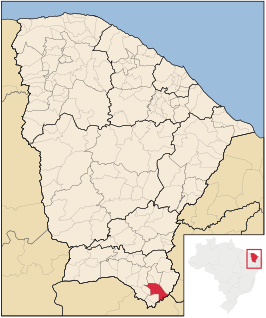 Kaart van Brejo Santo