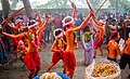 Celebrating traditional dolkach festival in Bangladesh3