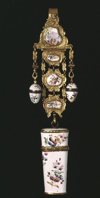 Chatelaine, 1765-1775 Victoria and Albert Museum no. C.492:1 to 7-1914