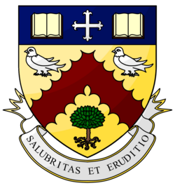 Cheltenham BC Arms (as used by Bournside School).png