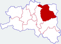 Yang County - Carte