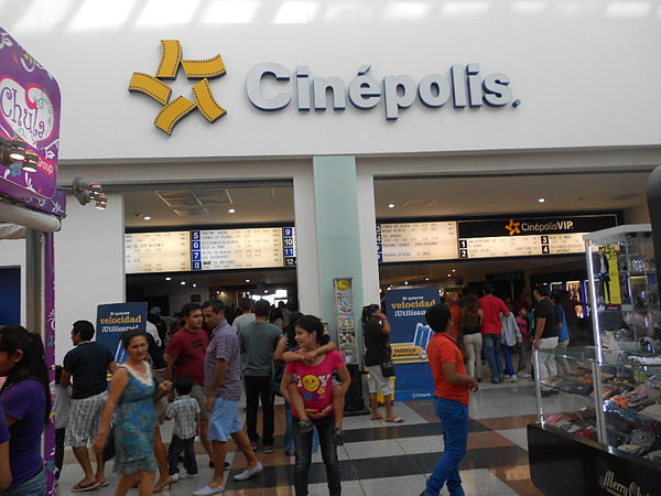 A Cinépolis VIP theater at Plaza Las Américas in Cancún