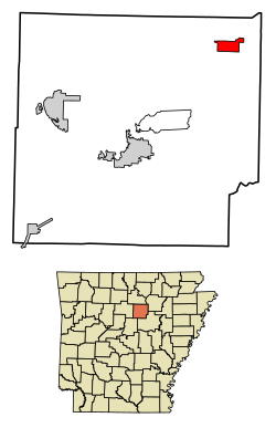 Ort der Eintracht in Cleburne County, Arkansas.