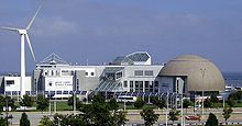 Wind turbine at the Great Lakes Science Center in Cleveland. Clevelands Great Lakes Science Center.jpg