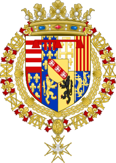Coat of Arms of Henri de Lorraine, duke of Guise.svg