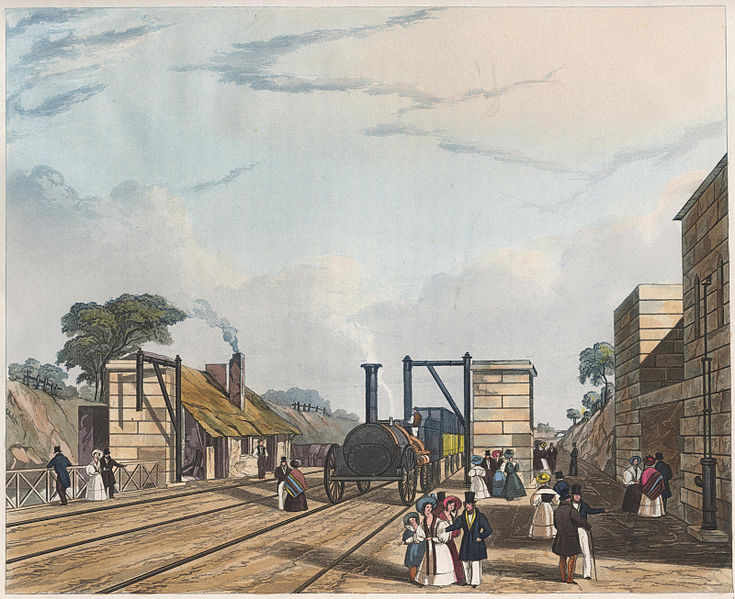 File:Coloured View on the Liverpool and Manchester Railway, 1831.jpg