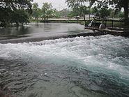 The short Comal River in Landa Park in New Braunfels