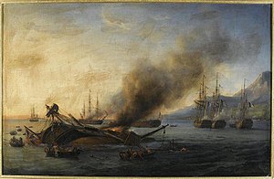 Combat du Grand Port (ile de France) (24 Aout 1810), by Pierre-Julien Gilbert.jpg