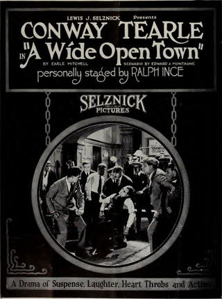 <i>A Wide Open Town</i> 1922 silent film