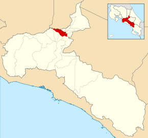 Kart over San José