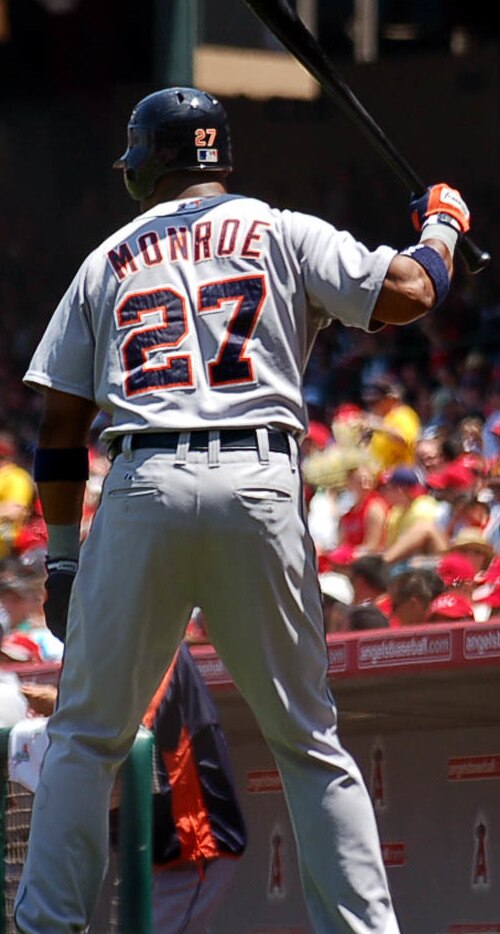 Craig Monroe hit a home run for the second consecutive game in the series.