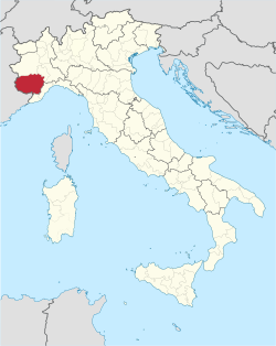 Cuneo in Italy.svg