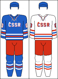 Czechoslovakia national hockey team jerseys (with letters).png