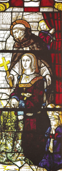 File:D. Maria de Aragão e as suas filhas (vitrais da Capela-mor da Igreja de Santa Maria da Vitória) - atribuído a Francisco Henriques, 1510-1513.png