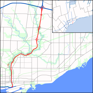 Don Valley Parkway Toronto municipal expressway