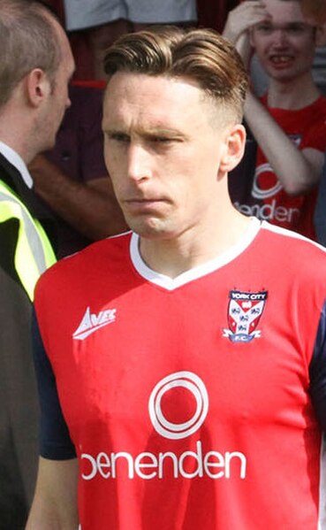 Parslow with York City in 2017